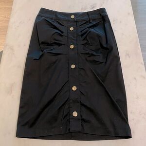 Velentino Red Mini Skirt - Black